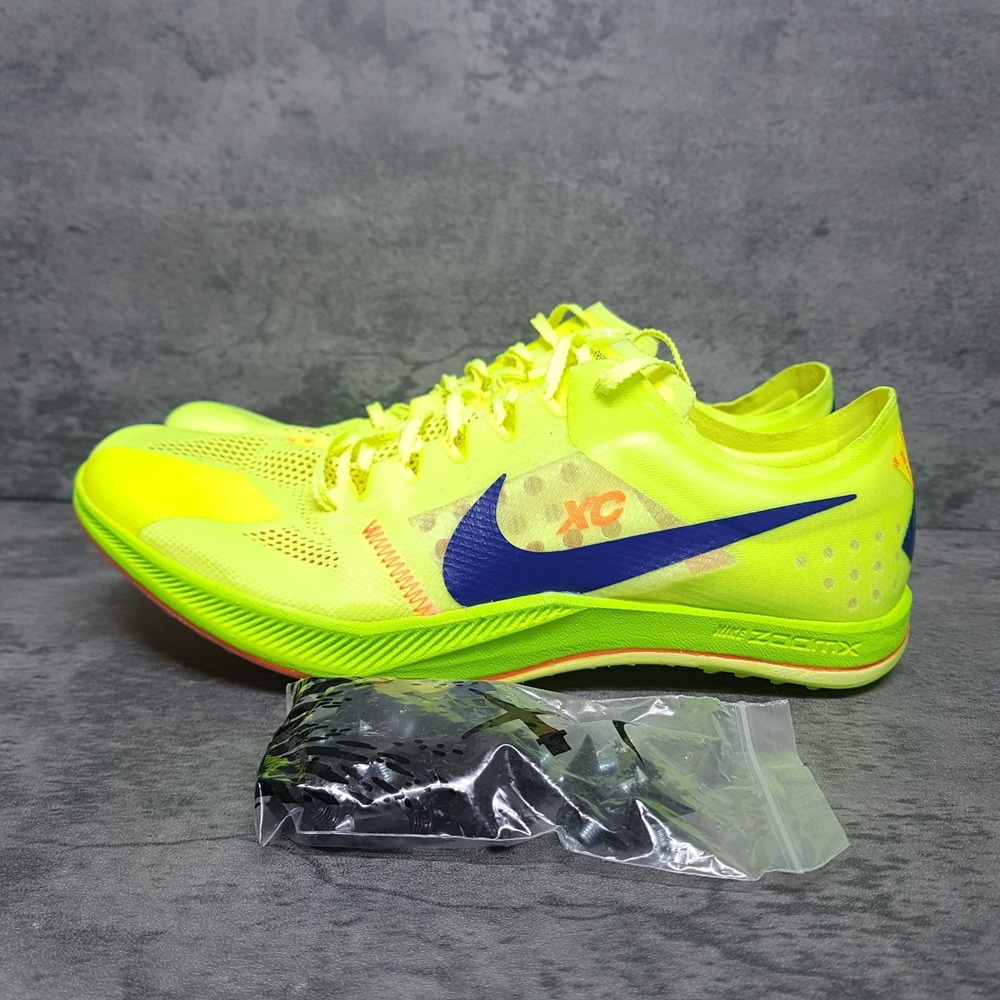 NIKE ZoomX Dragonfly XC Track Spikes Shoes Mens 9.5 Volt Orange DX7992-701